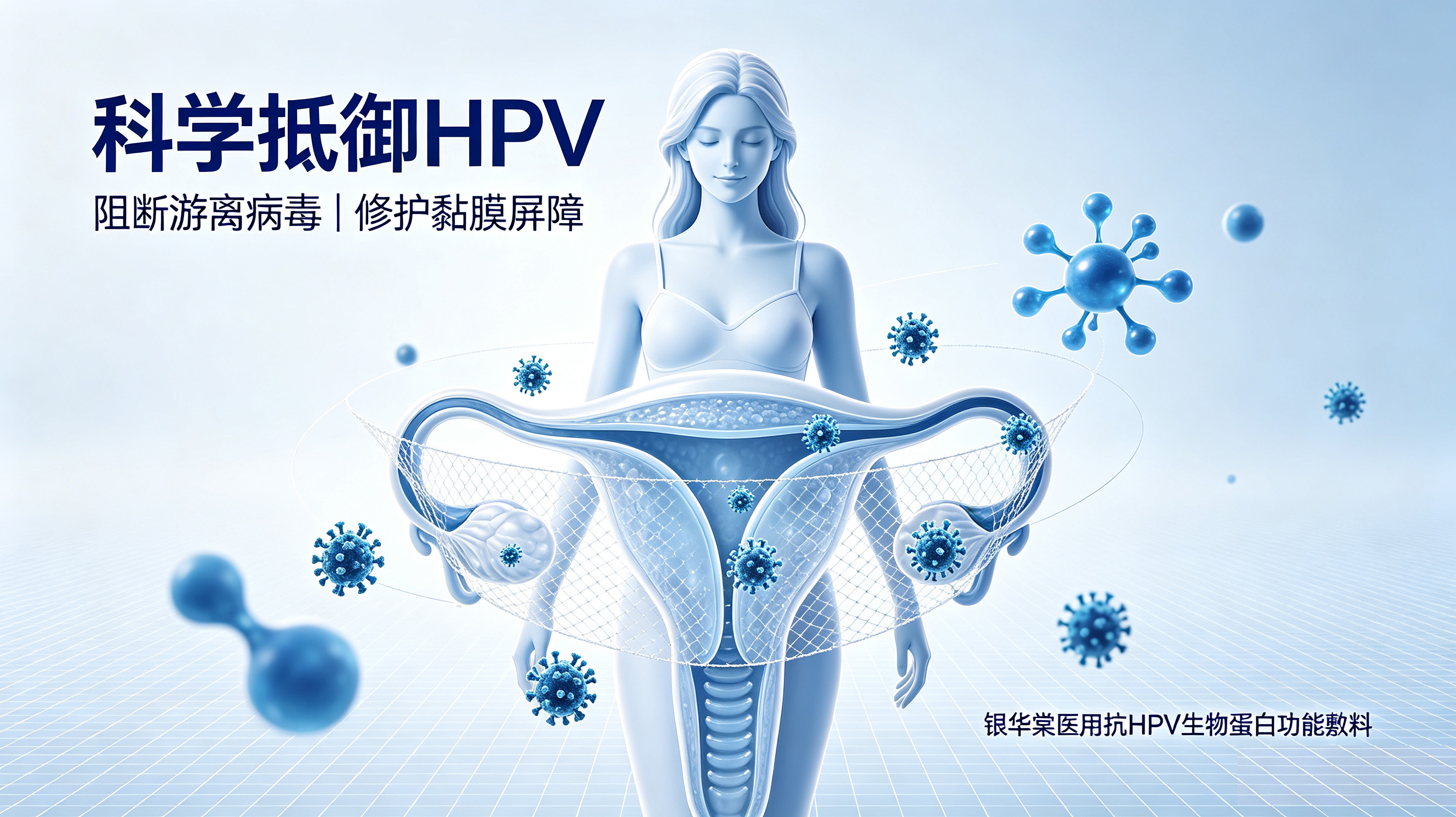 科学抵御HPV，守护宫颈健康｜银华棠医用抗HPV生物蛋白敷料
